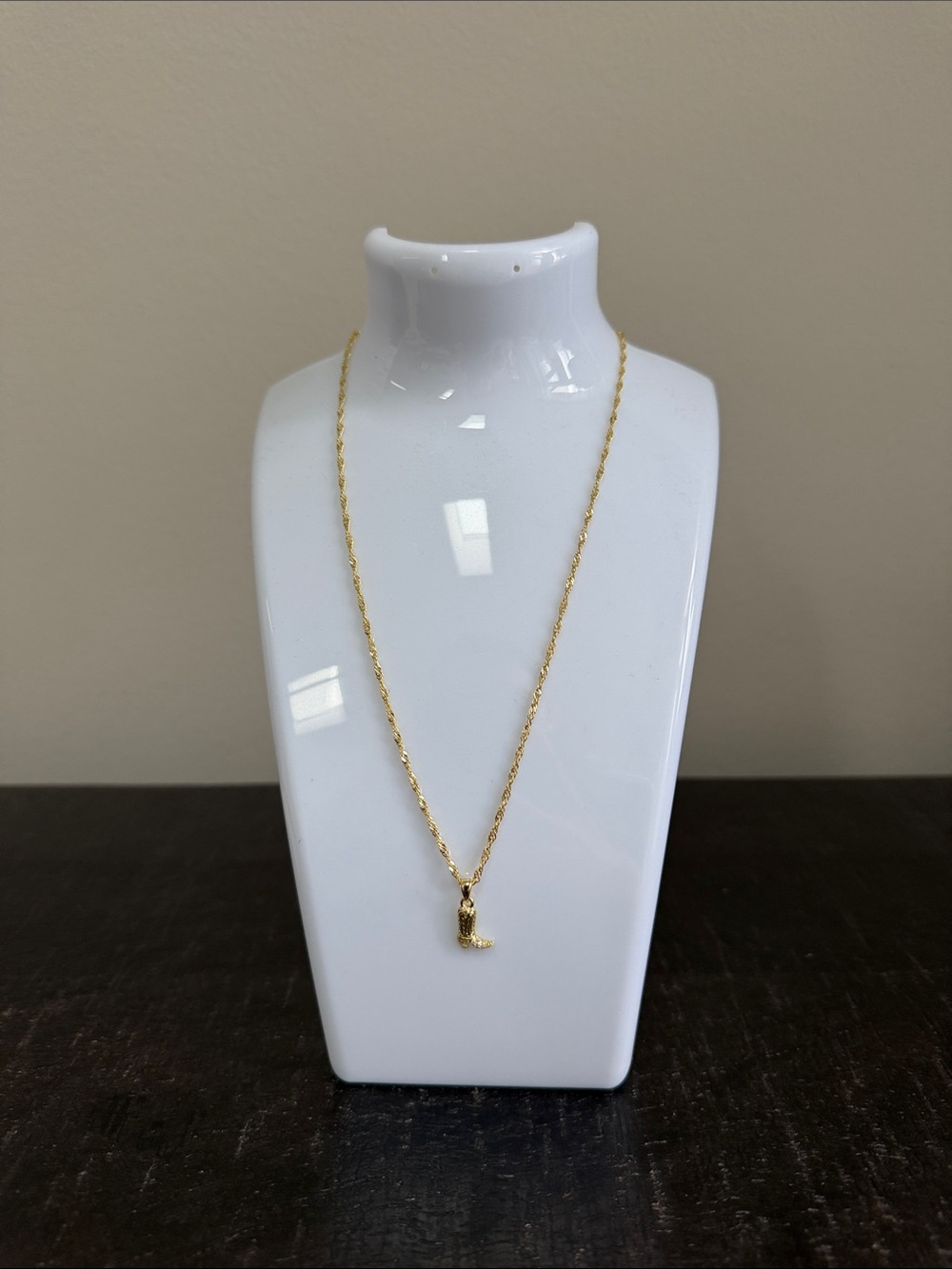 Uncommon James “Rhinestone Boot” Necklace - Picture 2 of 5